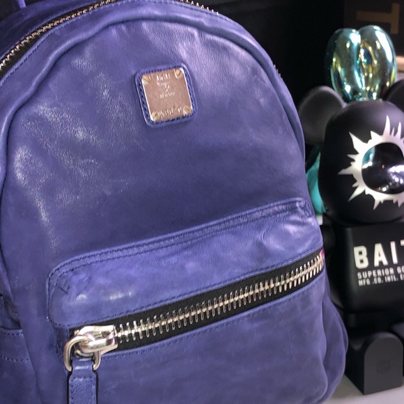 MCM SuperSoft Mini Leather Backpack - Picture 7 of 13